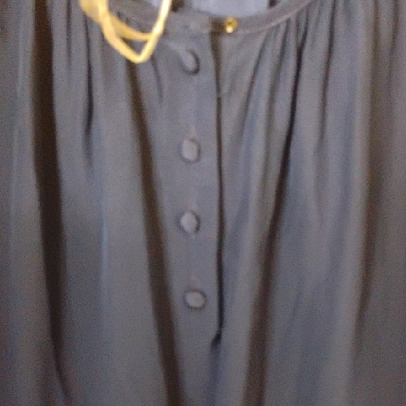 Amanda Uprichard Deep Blue Long Sleeve Dress - Picture 6 of 8